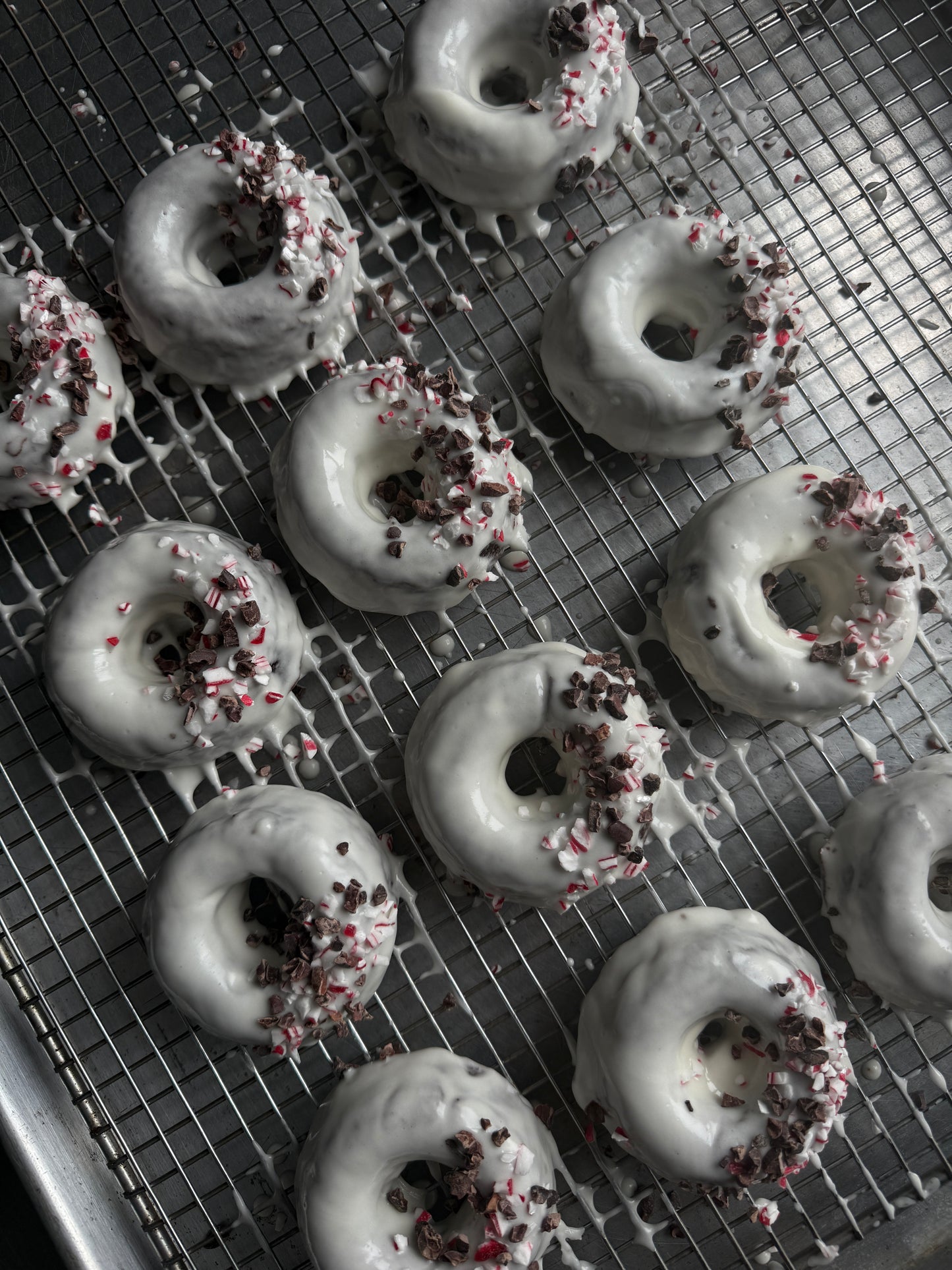 Peppermint Mocha Donuts