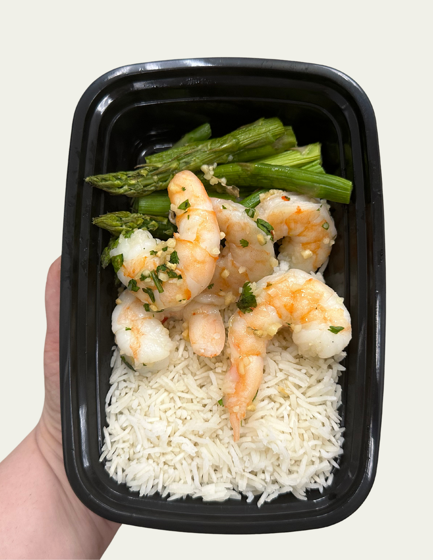 cilantro lime shrimp with asparagus and rice