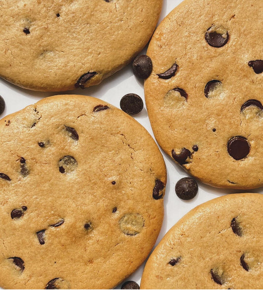 Mindfully Mina’s Tahini Chocolate Chip Protein Cookie