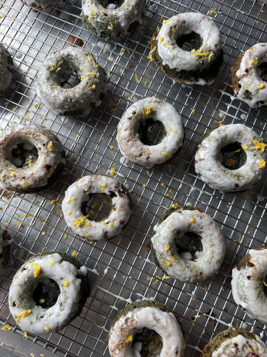 Blueberry Lemon Donuts
