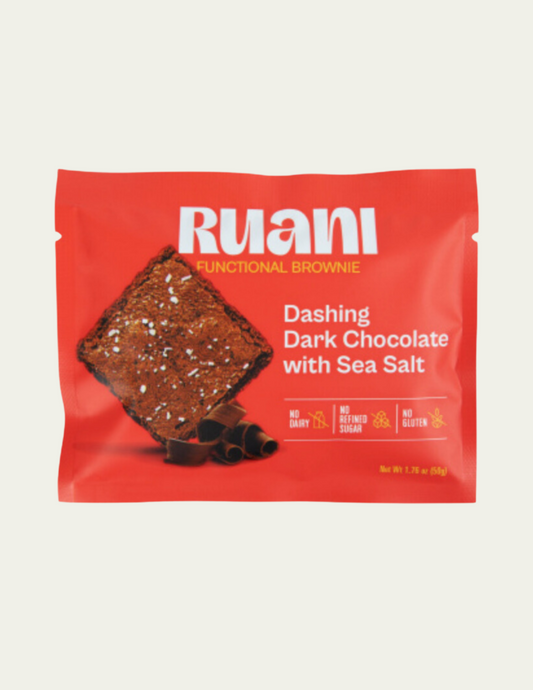 Ruani Brownies -- Dashing Dark Chocolate with Sea Salt