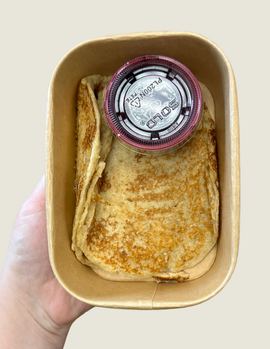 Lemon Ricotta Pancakes with Mixed Berry Compote