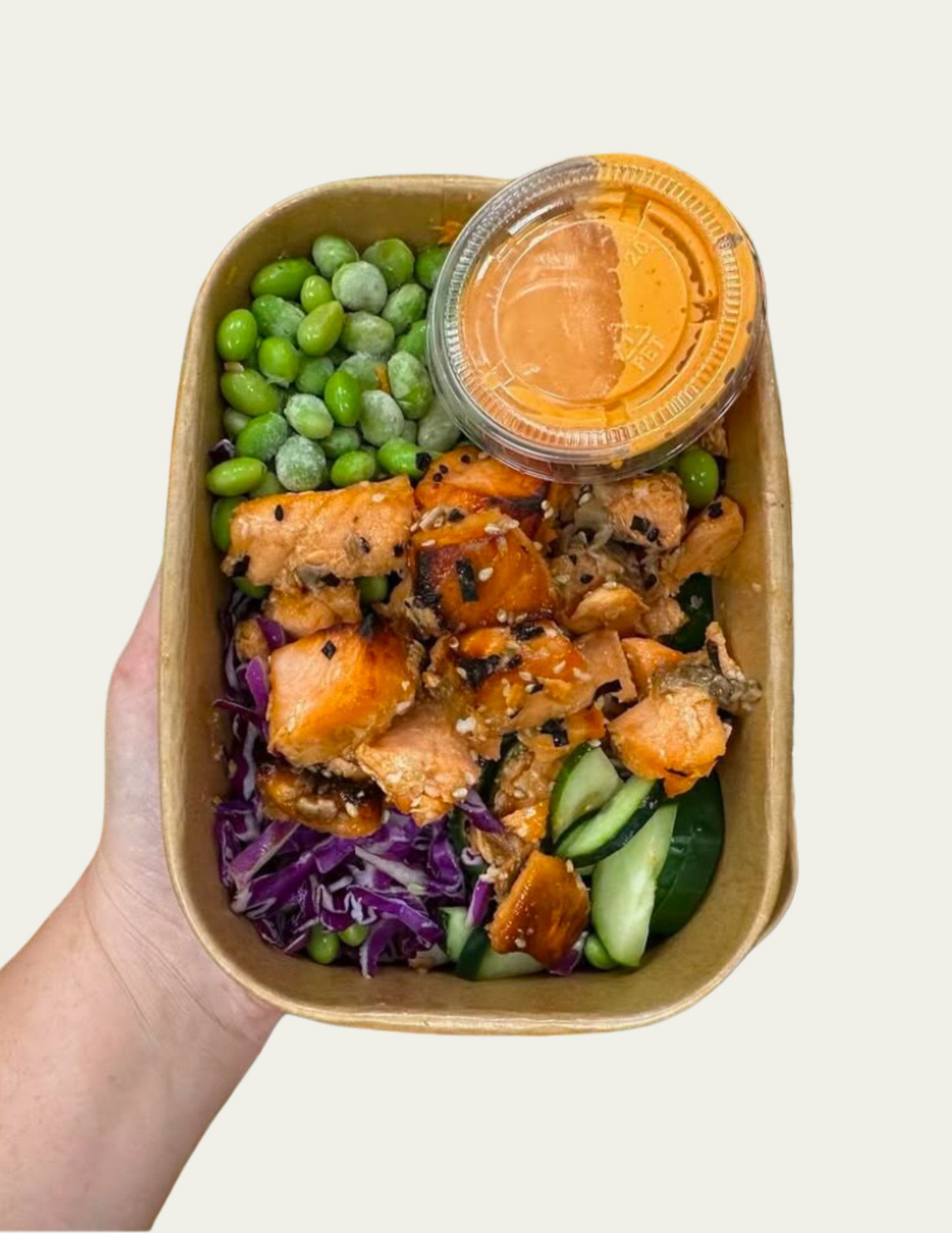 Miso Salmon Poke Bowl