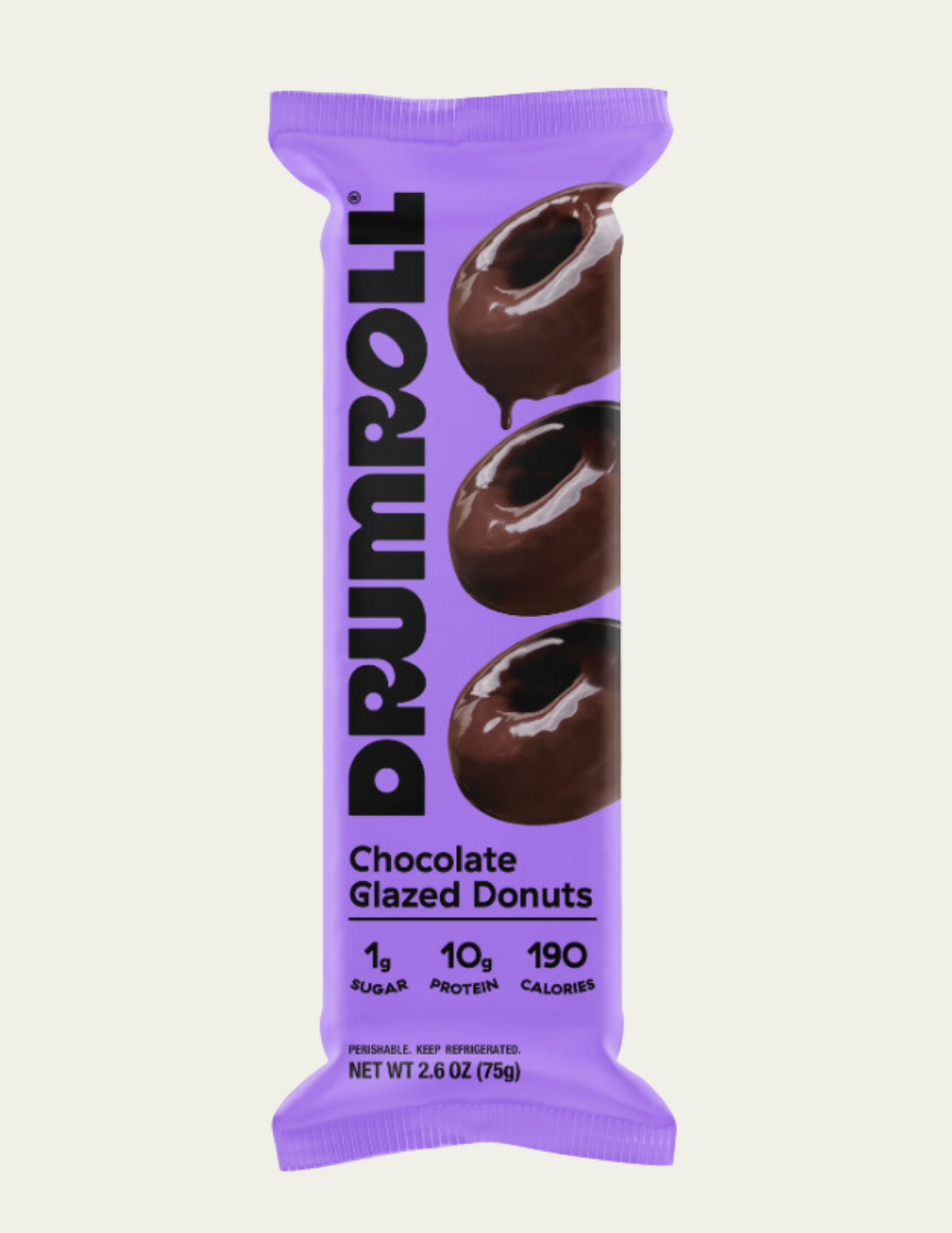 Drumroll Plant Based Donuts -- Chocolate