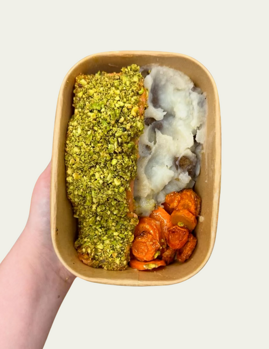 pistachio crusted salmon