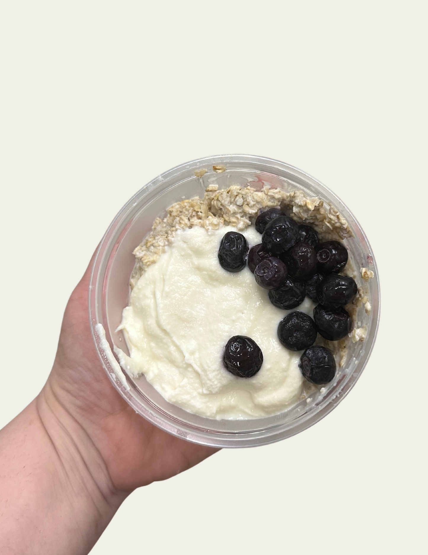 Lemon Blueberry Whipped Ricotta Overnight Oats